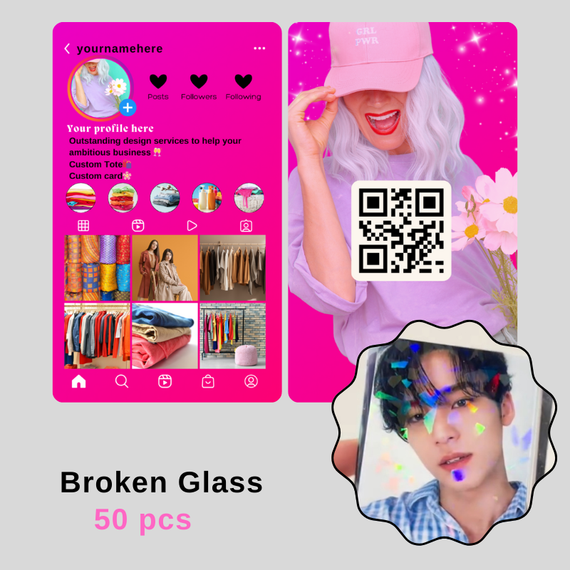 DsgnTouch 50pcs Custom Business Cards With Photo