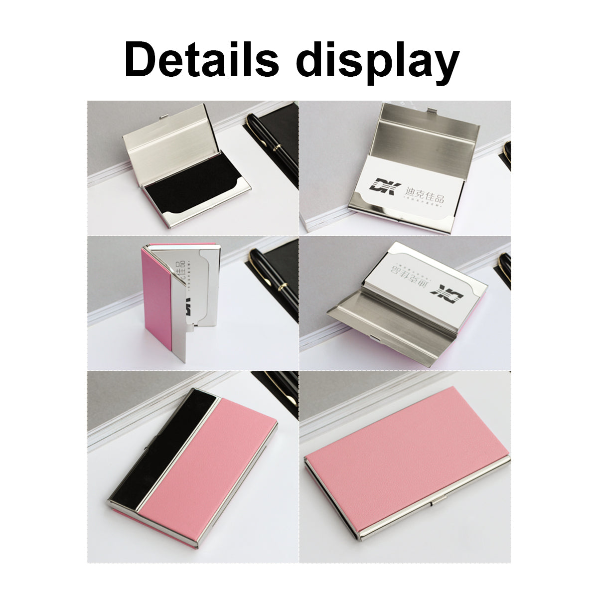 DsgnTouch Personalized business card case for women,Business Card Holder,Monogrammed Business Card Holder, Custom Business Card Case, Business Gift
