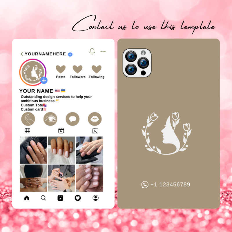 DsgnTouch 50pcs Custom Business Cards With Photo