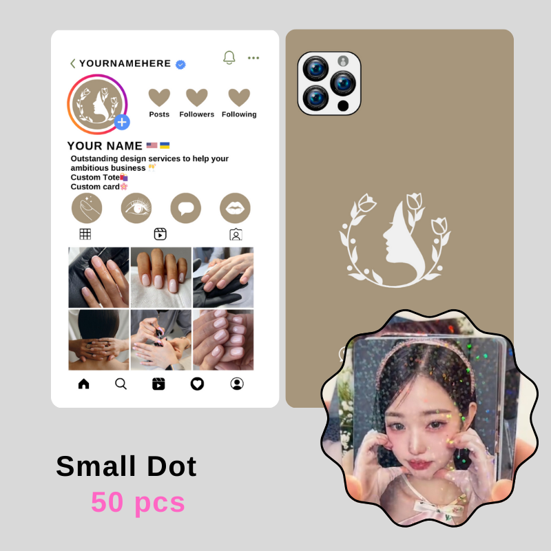 DsgnTouch 50pcs Custom Business Cards With Photo