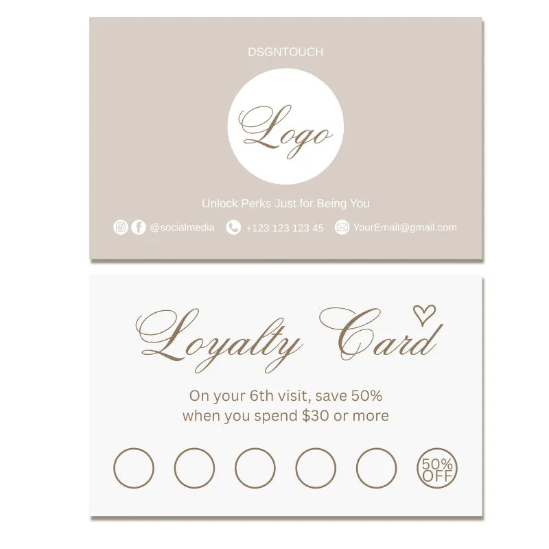 Loyalty Stamp Cards Customized for Small Businesses | Free Layout