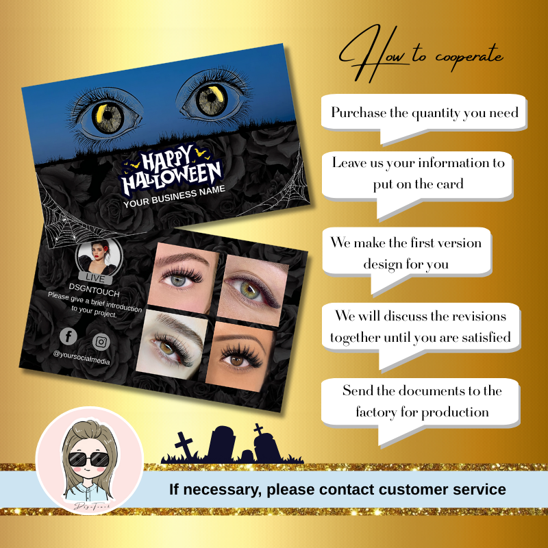 dsgntouch-halloween-lash-business-cards-set-flat-lay-black-purple-blue