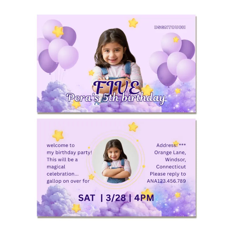 Photo Birthday Card | Free Design & Professional Printing