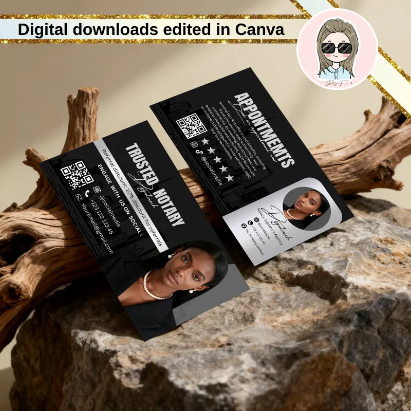 A collection of hair business cards ideas showing the premium black and white template design for stylists and salons.