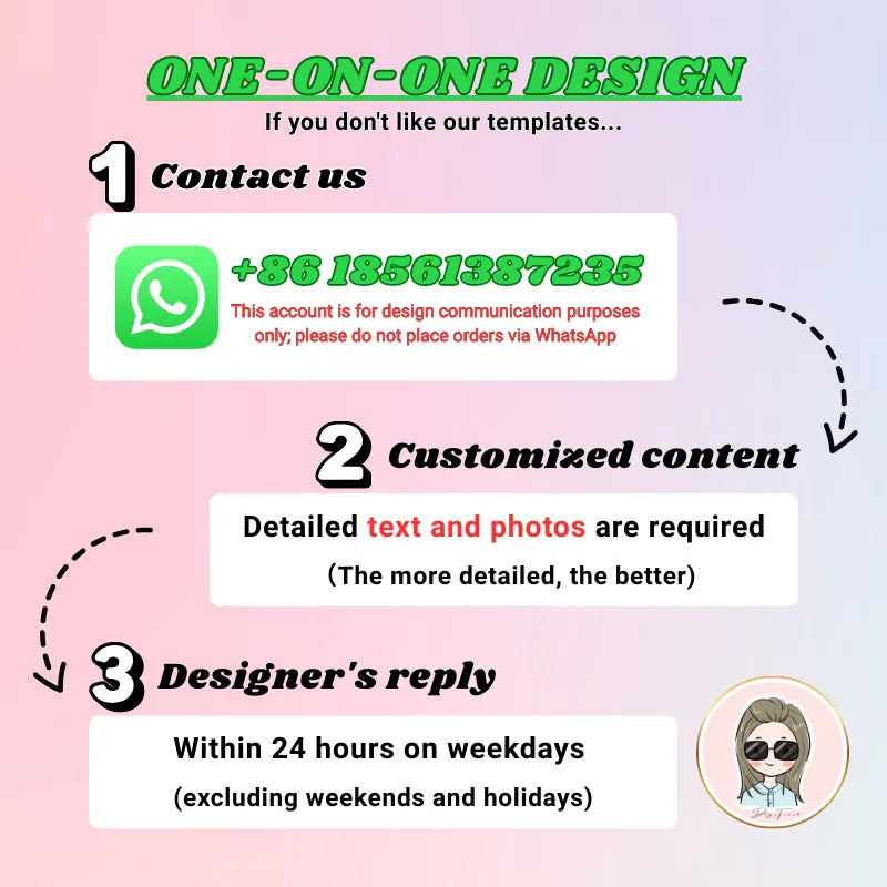 DsgnTouch Pink Marble QR Social Media Card