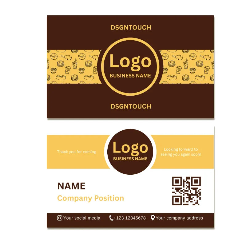 restaurant-cards-brown-beige-gourmet-design