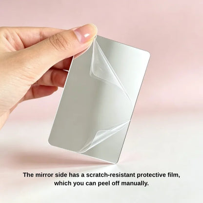 Custom 0.76mm PVC Mirror Cards | Mirror Finish PVC Printing