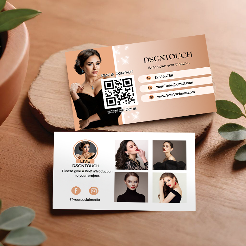 French Style Business Cards wtith Free Typesetting Service by DSGNTOUCH