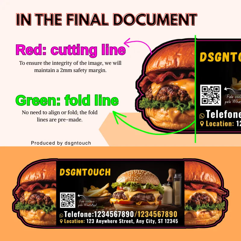 Custom 3D Printed Business Cards - Any Shape for Food Brands