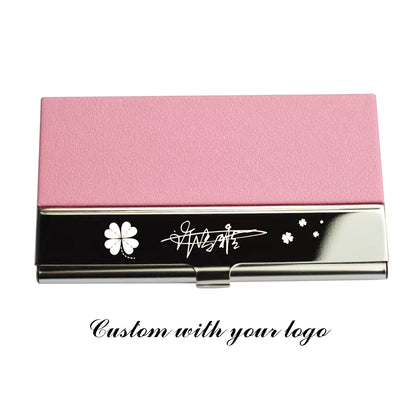 DsgnTouch Personalized business card case for women,Business Card Holder,Monogrammed Business Card Holder, Custom Business Card Case, Business Gift
