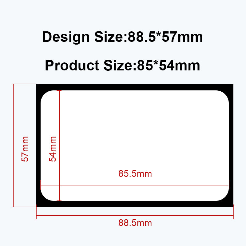 DsgnTouch Translucent PVC Business Card