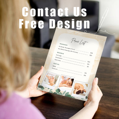 DsgnTouch  A5 A6 Customized Beauty and Fitness Flyer Menu, Various Advertising Flyers,Free Templates,Free Design