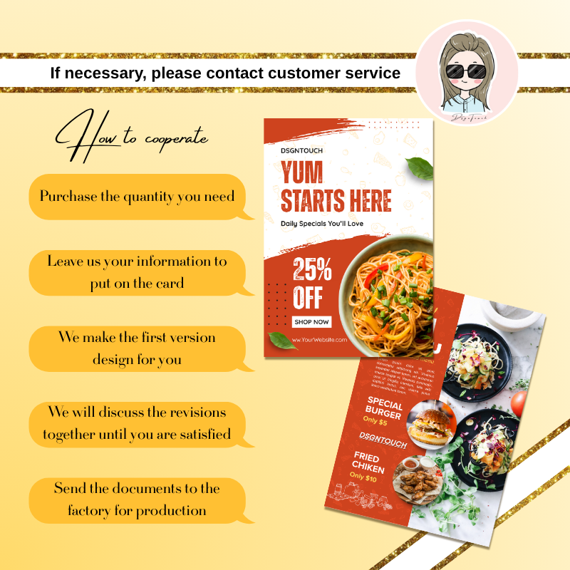 Custom Restaurant Flyer design process featuring specials and discounts for effective promotion, highlighting Restaurant Flyer offers.