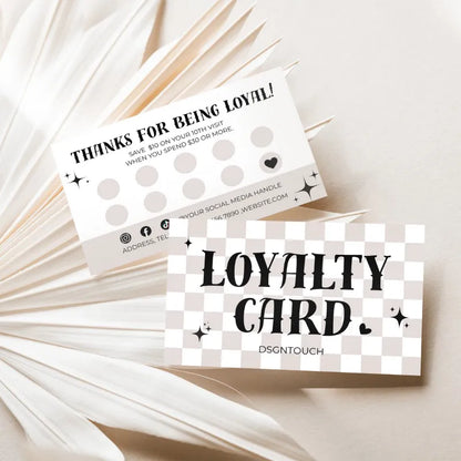 Easy-to-Stamp-Write-Loyalty-Punch-Card