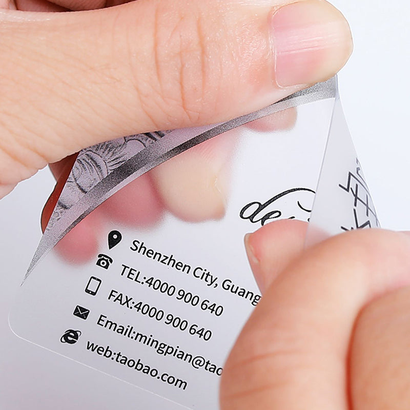 DsgnTouch Translucent PVC Business Card