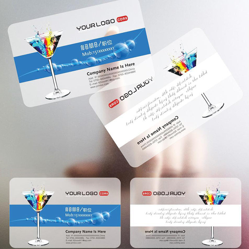 DsgnTouch Translucent PVC Business Card