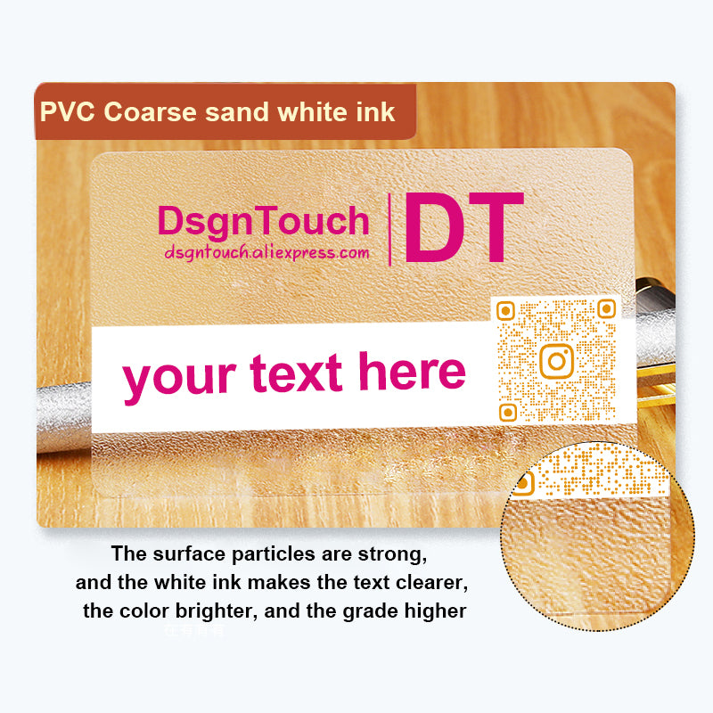 DsgnTouch Translucent PVC Business Card