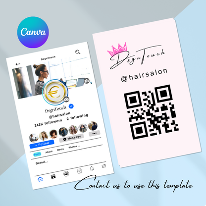 Facebook Editable And Printable Business Card