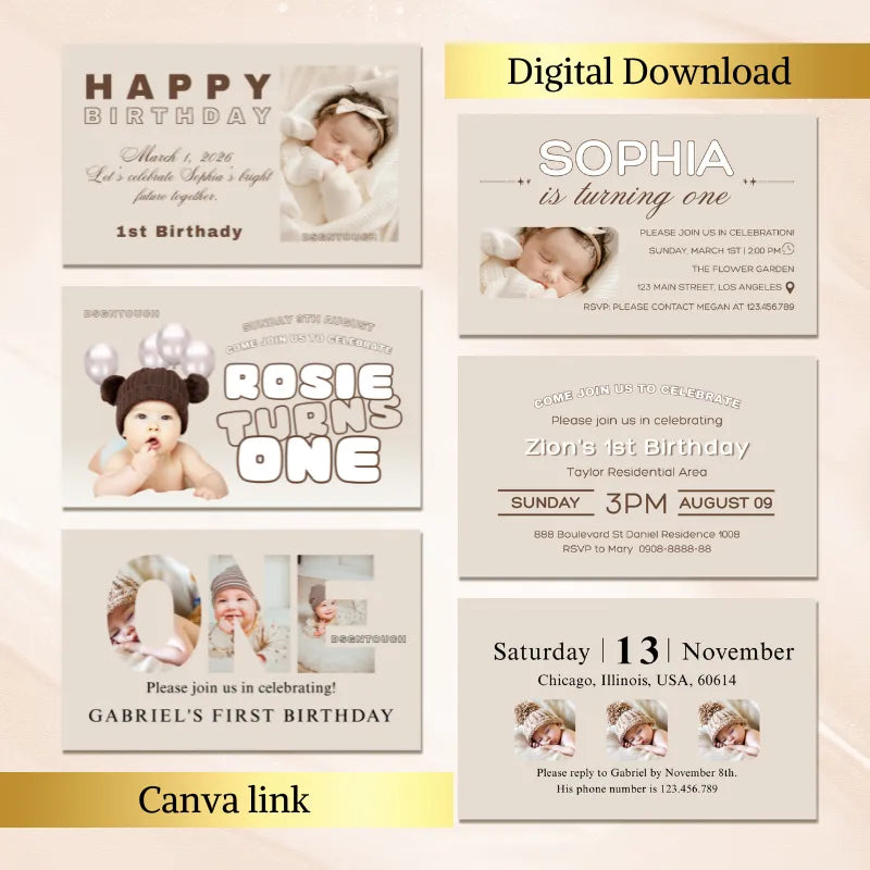 baby-first-birthday-invitation-examples-sophia-gabriel-zion
