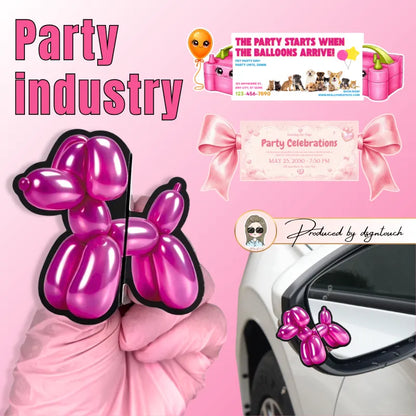 Balloon Card – Tri-Fold Printed Shape, 300GSM
