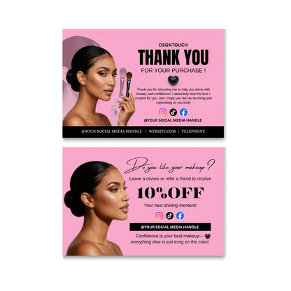 black-and-pink-thank-you-cards-free-layout