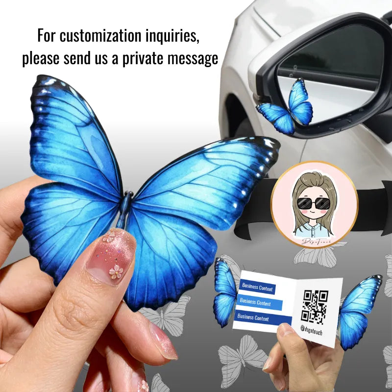 Butterfly Business Cards | Custom Die-Cut & Scored | DSGNTOUCH