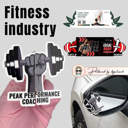 Business Card for Personal Trainer – Custom Die-Cut