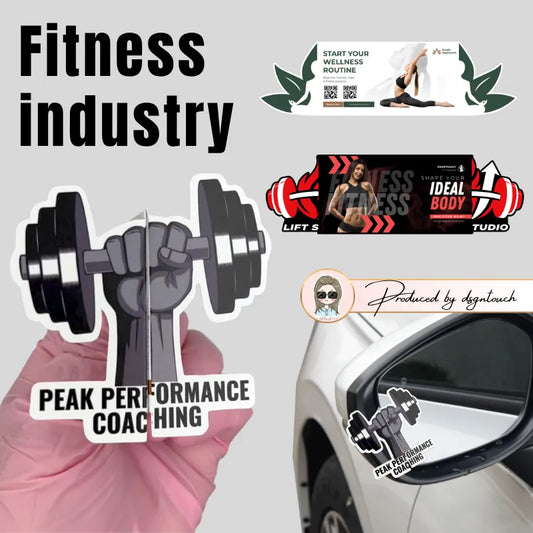 Business Card for Personal Trainer – Custom Die-Cut