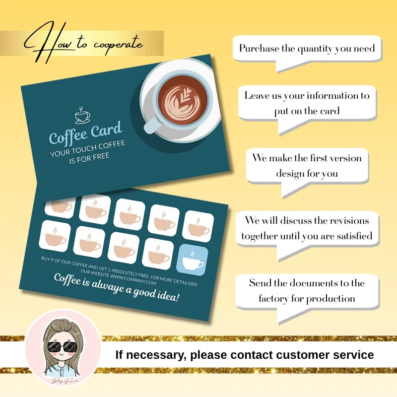 Coffee loyalty card cooperation process guide: Step-by-step instructions for customizing cafe reward cards
