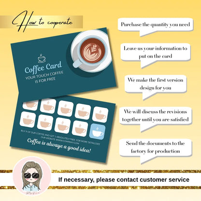 Coffee loyalty card cooperation process guide: Step-by-step instructions for customizing cafe reward cards