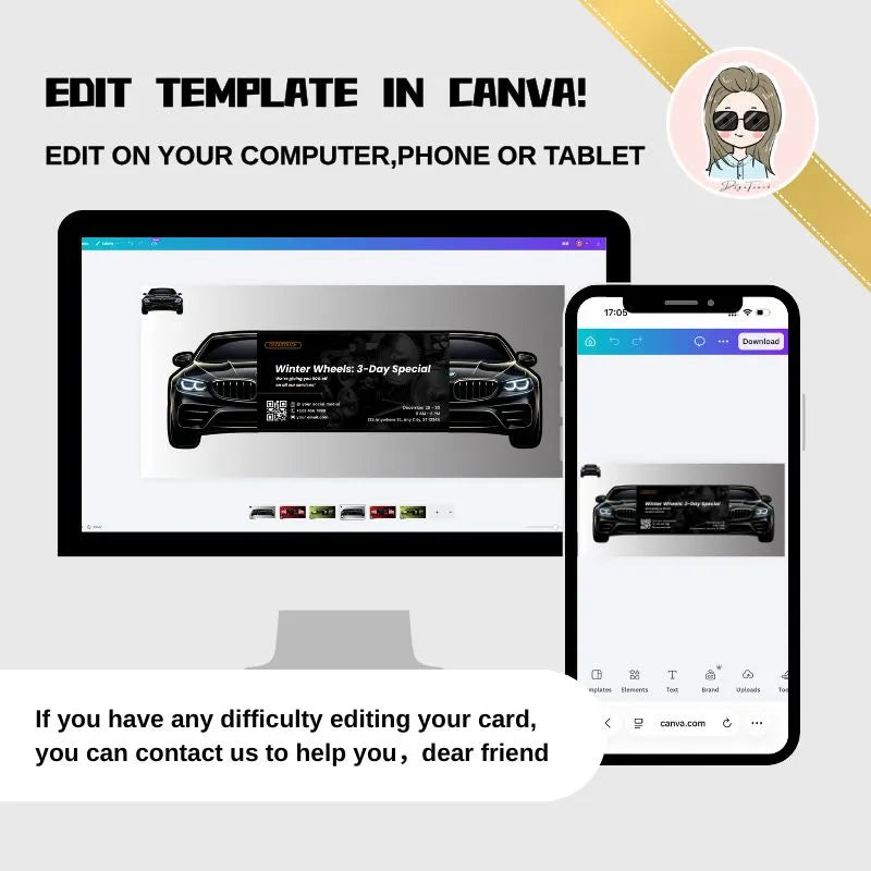 Car-Shaped Cards - Custom 3-Fold Shaped Cards | DSGNTouch