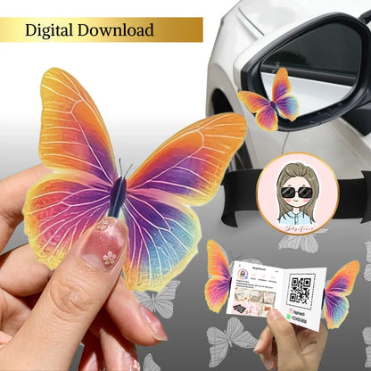 3 Butterfly Card Ideas - Editable Canva Templates | DSGNTOUCH
