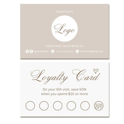 Loyalty Stamp Cards Customized for Small Businesses | Free Layout