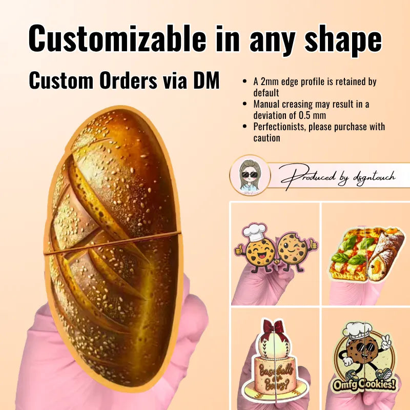 Custom 3D Printed Business Cards - Any Shape for Food Brands