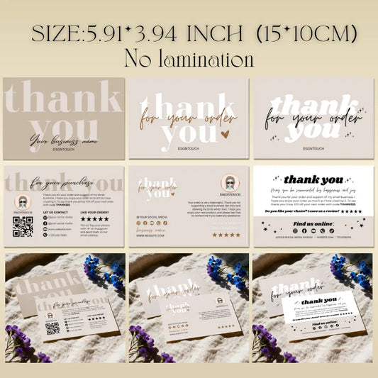 Thank You Card - Customizable Boxed Thank You Cards for Business | DSGNTOUCH