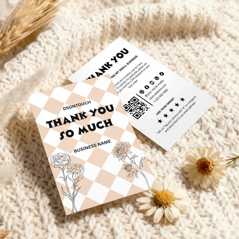 elegant-checkerboard-card-free-editable-design-for-business
