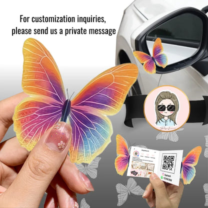Butterfly Business Cards | Custom Die-Cut & Scored | DSGNTOUCH