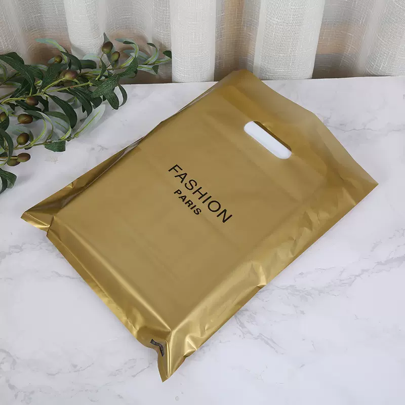 DsgnTouch Clothing store bags 50 pcs per pack customized printed logo plastic bags cosmetic gift packaging bags women children's handheld shopping bags customized