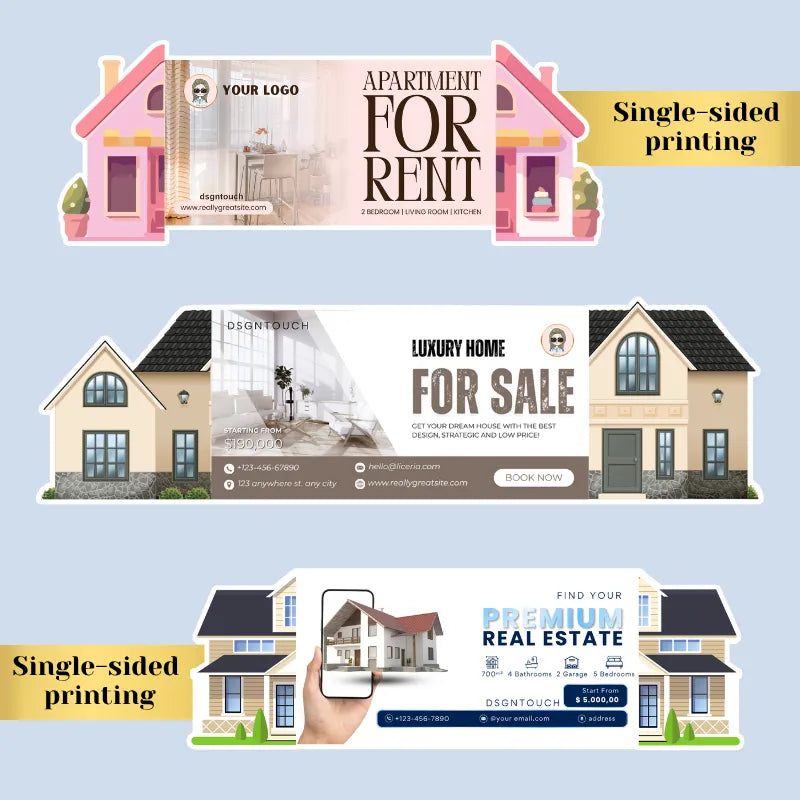 House cleaning business cards customized with logo, showcasing premium design and single-sided printing options