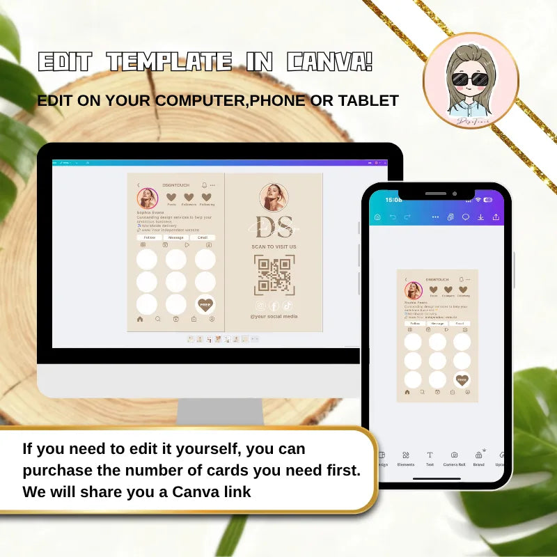 personalized-punch-cards-with-instagram-qr-code