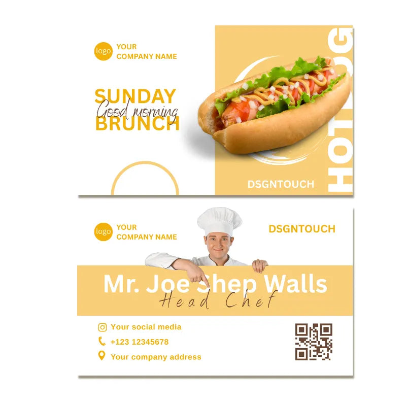 premium-restaurant-business-cards-white-yellow-combo