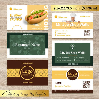 restaurant-business-cards-300gsm-matte-dsgntouch